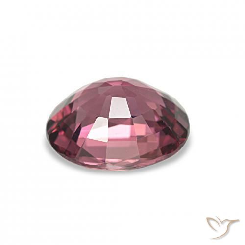 rodolita granada roxo avermelhado Natural 2.20ct, oval, VVS-VS