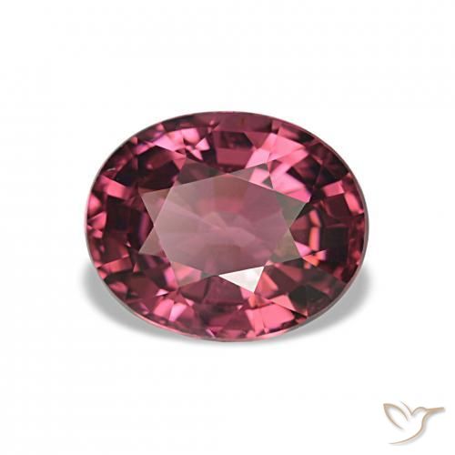 rodolita granada Magenta Profundo Natural 2.77ct, oval, VVS-VS