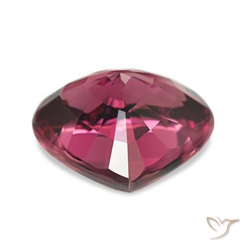 rodolita granada Vermelho escuro Natural 4.02ct, Coração, VVS-VS