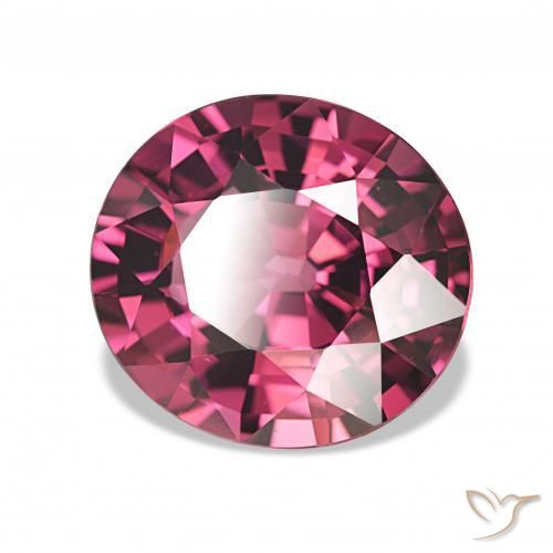 rodolita granada Vermelho roxo Natural 4.82ct, oval, VVS-VS