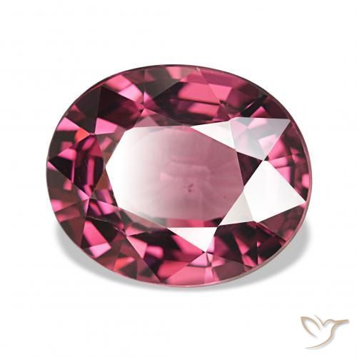 rodolita granada framboesa vermelha Natural 4.78ct, oval, VS