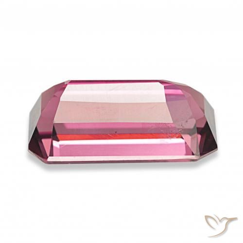 rodolita granada framboesa vermelha Natural 3.95ct, Corte Octógono / Esmeralda, VS