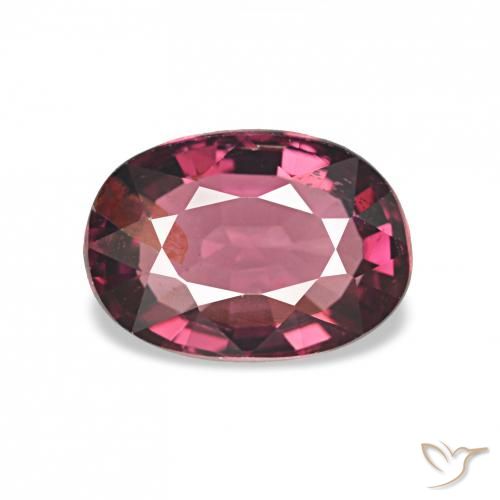 1.07ct Magenta Profundo rodolita granada Pedras Preciosas, oval, VS
