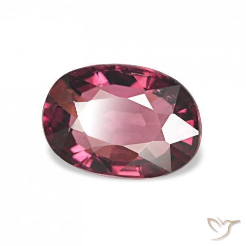 rodolita granada Magenta Profundo Natural 1.07ct, Corte Oval, VS