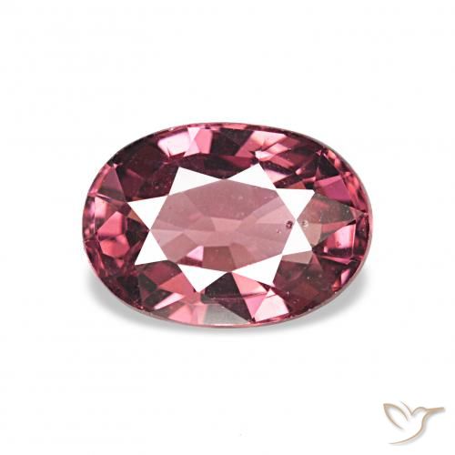 rodolita granada Vermelho escuro Natural 1.16ct, Corte Oval, VS