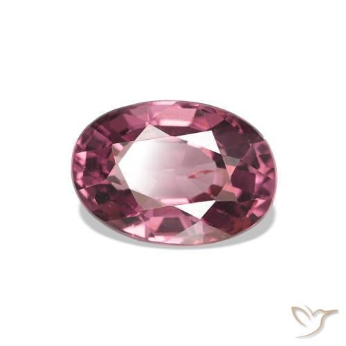 rodolita granada Magenta-Rosa Natural 1.12ct, Corte Oval, VS