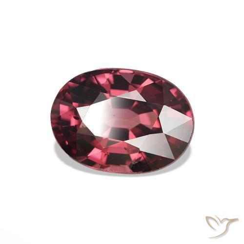 rodolita granada Vermelho escuro Natural 1.14ct, Corte Oval, VS