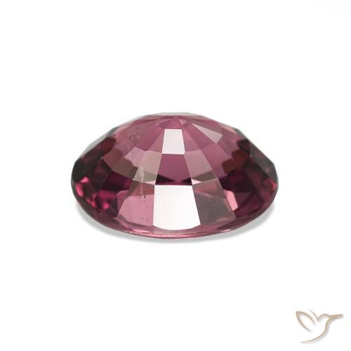 rodolita granada Vermelho roxo Natural 1.16ct, Corte Oval, VS