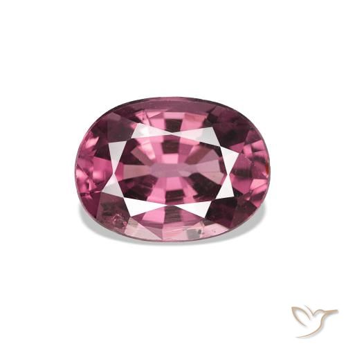 rodolita granada vermelho médio Natural 0.98ct, Corte Oval, VS-SI