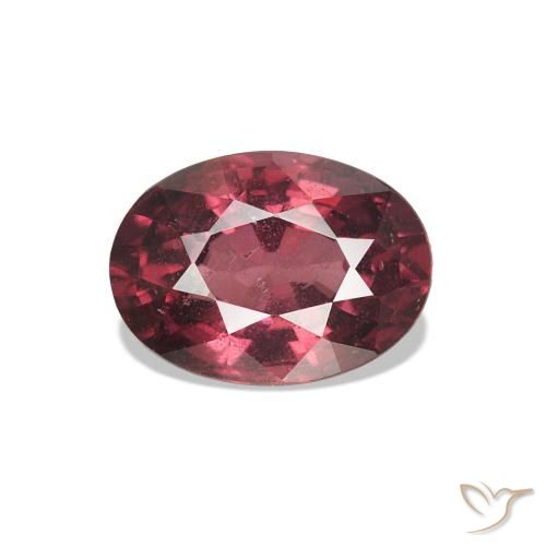 rodolita granada Vermelho rosado Natural 1.13ct, oval, VS-SI