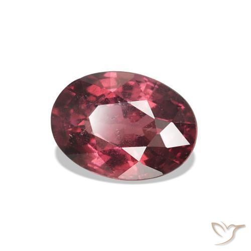 rodolita granada Vermelho rosado Natural 1.13ct, oval, VS-SI