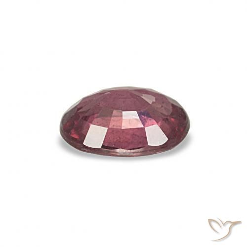 rodolita granada Vermelho escuro Natural 0.86ct, Corte Oval, VS