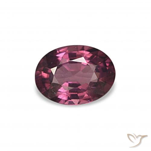 1.01ct Vermelho Rapberry rodolita granada, oval, VVS-VS