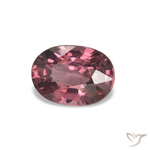 rodolita granada Berry Purple Natural 1.29ct, Corte Oval, VVS-VS