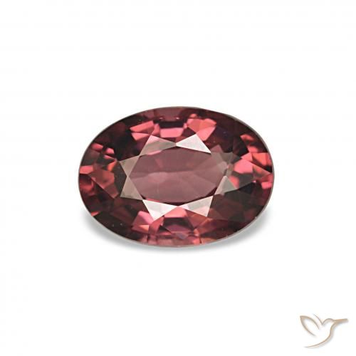 1.06ct Vermelho escuro rodolita granada, oval, VVS-VS