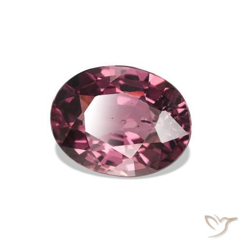 rodolita granada roxo médio Natural 0.98ct, Corte Oval, VS