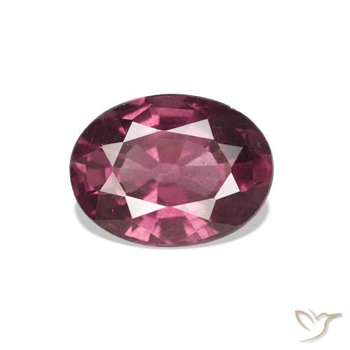 rodolita granada Vermelho Rapberry Natural 1.02ct, Corte Oval, VS
