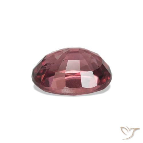 rodolita granada Tom Vermelho Framboesa Natural 1.21ct, Corte Oval, VS