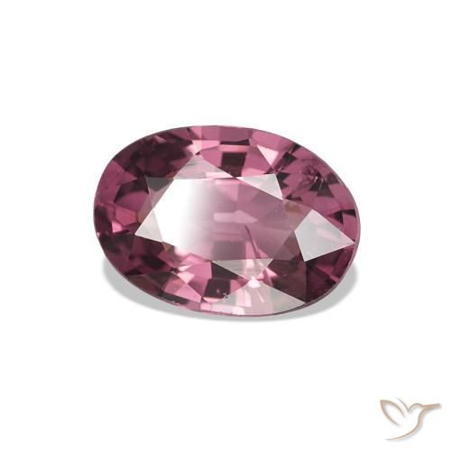rodolita granada roxo médio Natural 0.97ct, Corte Oval, VS