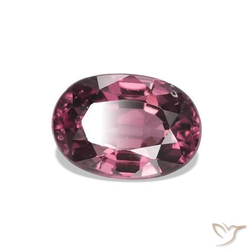 rodolita granada roxo médio Natural 1.16ct, Corte Oval, VS