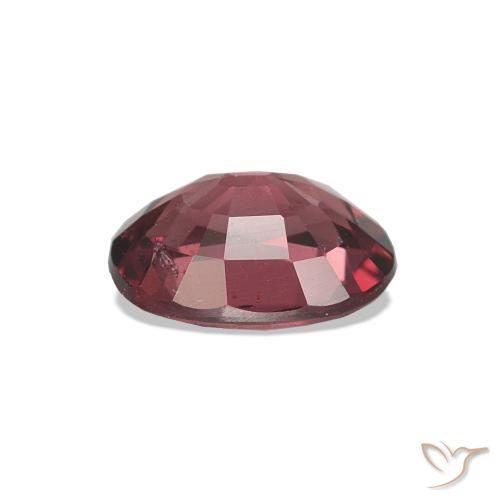 Rodolita Granada vermelho médio Natural 0.97ct, Corte Oval, VS
