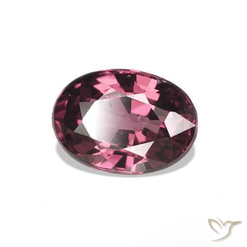 rodolita granada roxo médio Natural 1.08ct, Corte Oval, VS