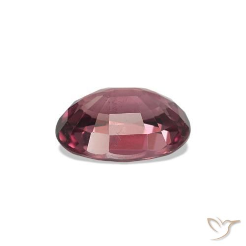 Granada rodolita roxo natural 1,02ct, corte oval, VS