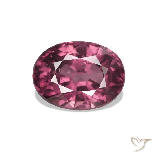1.28ct roxo médio rodolita granada Pedras Preciosas, oval, VS-SI