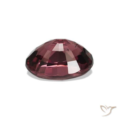 rodolita granada roxo avermelhado Natural 1.09ct, Corte Oval, VS