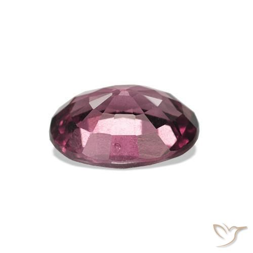 Granada rodolita roxo natural 1,03ct, corte oval, VS