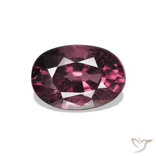 1.14ct roxo médio rodolita granada Pedras Preciosas, oval, VS-SI