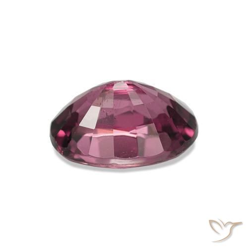 Rodolita Granada roxo médio Natural 1.14ct, Corte Oval, VS-SI