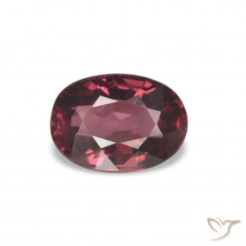 rodolita granada Vinho vermelho Natural 1.23ct, Corte Oval, VS