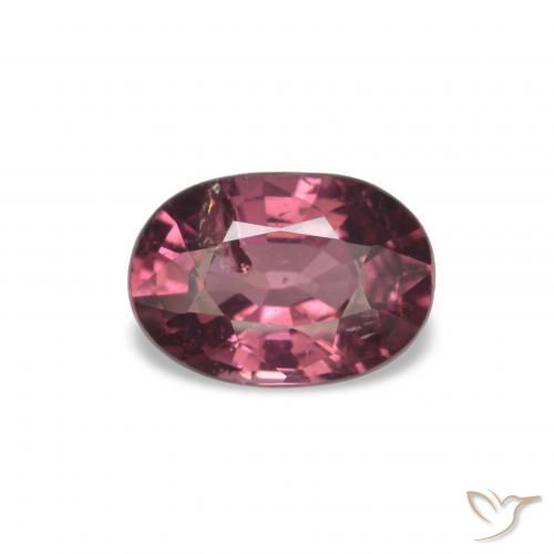 rodolita granada Medium Dark-Red Natural 1.07ct, Corte Oval, VS-SI