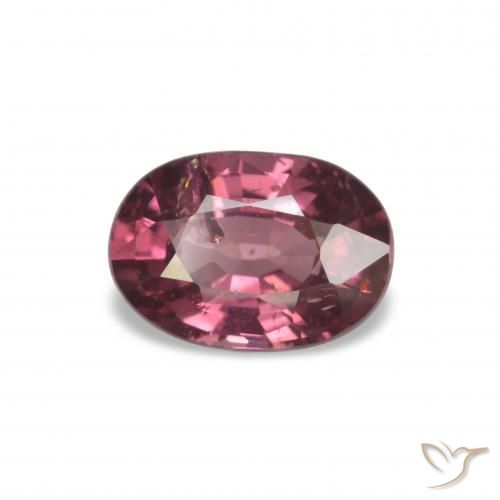 rodolita granada Medium Dark-Red Natural 1.07ct, Corte Oval, VS-SI