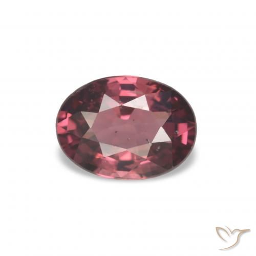 rodolita granada Medium Dark-Red Natural 1.06ct, Corte Oval, VS-SI