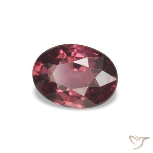 rodolita granada Medium Dark-Red Natural 1.06ct, Corte Oval, VS-SI