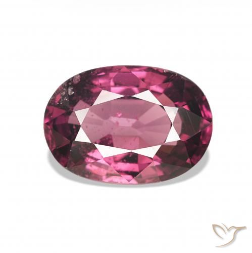 rodolita granada roxo médio Natural 1.18ct, Corte Oval, VS-SI