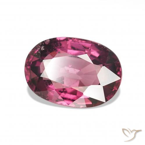 rodolita granada roxo médio Natural 1.18ct, Corte Oval, VS-SI