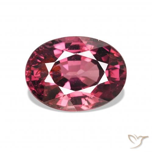 1.14ct roxo avermelhado rodolita granada Pedras Preciosas, oval, VS