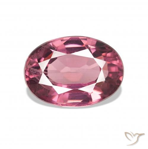 rodolita granada vermelho médio Natural 1.16ct, Corte Oval, VS
