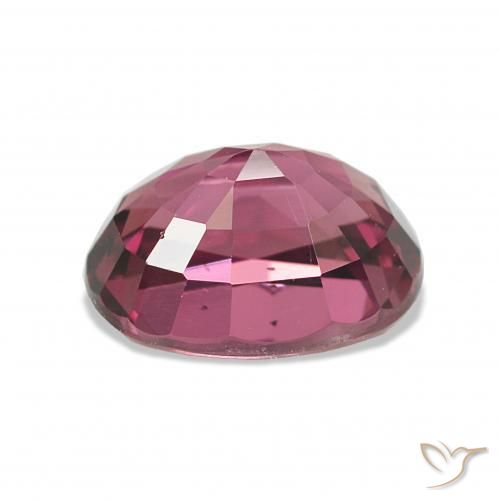 rodolita granada Roxo Intenso Natural 1.35ct, Corte Oval, VS