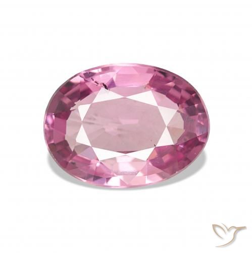 rodolita granada Roxo rosado Natural 0.87ct, Corte Oval, VS