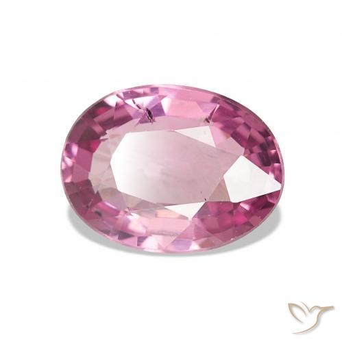 rodolita granada Roxo rosado Natural 0.87ct, Corte Oval, VS