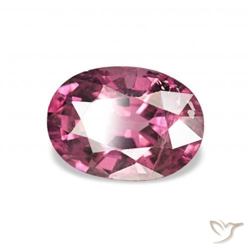 rodolita granada Vermelho Rapberry Natural 1.10ct, Corte Oval, VS