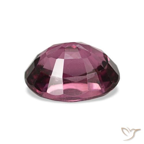 Granada rodolita vermelho natural 1,25ct, corte oval, VS-SI