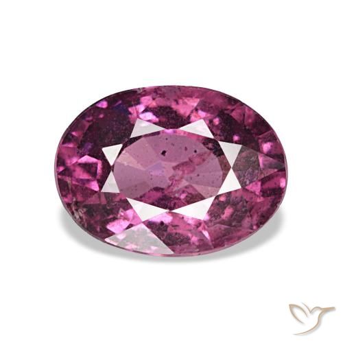 1.15ct roxo granada rodolita, oval, VS-SI
