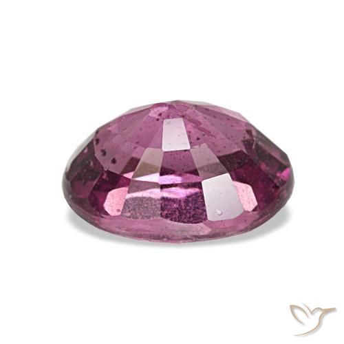 Granada rodolita roxo natural 1,15ct, corte oval, VS-SI