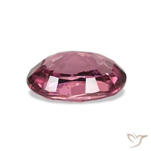 Granada rodolita vermelho natural 0,97ct, corte oval, VS