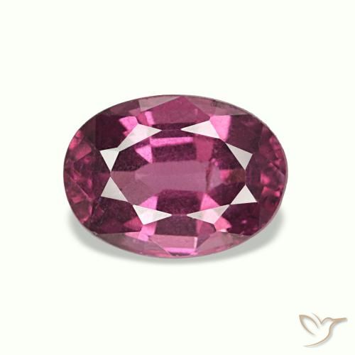 1.10ct roxo granada rodolita, oval, VS